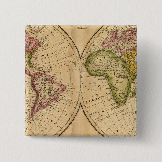 Welt von Worcester Button (Vorderseite)