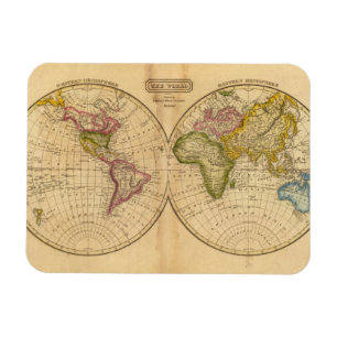 Welt von Worcester Magnet