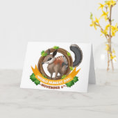 Welt-Zahltag Karte (Gelbe Blume)