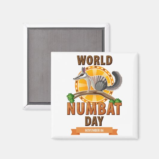 Welt-Zahltag Magnet (Vorderseite/Rückseite)