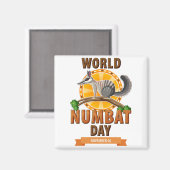 Welt-Zahltag Magnet (Vorderseite/Rückseite)