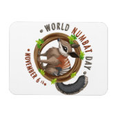 Welt-Zahltag Magnet (Horizontal)