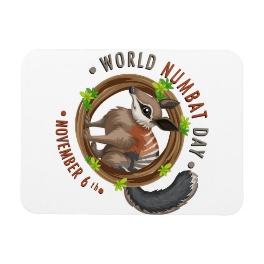 Welt-Zahltag Magnet (Horizontal)