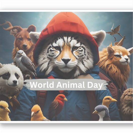 Weltagentag Aufkleber (Vorderseite)