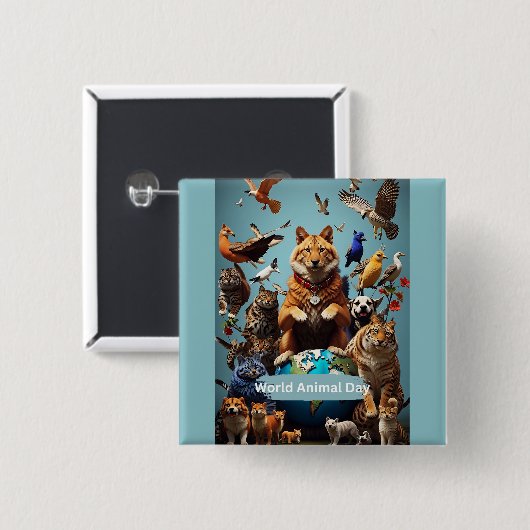 Weltagentag Button (Vorne & Hinten)