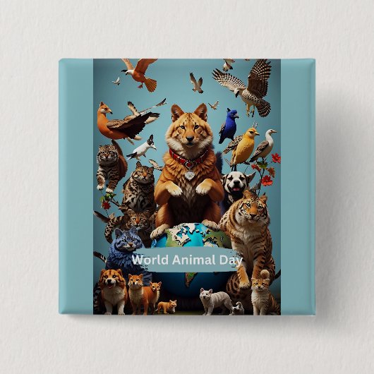 Weltagentag Button (Vorderseite)