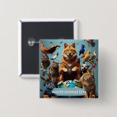 Weltagentag Button (Vorne & Hinten)