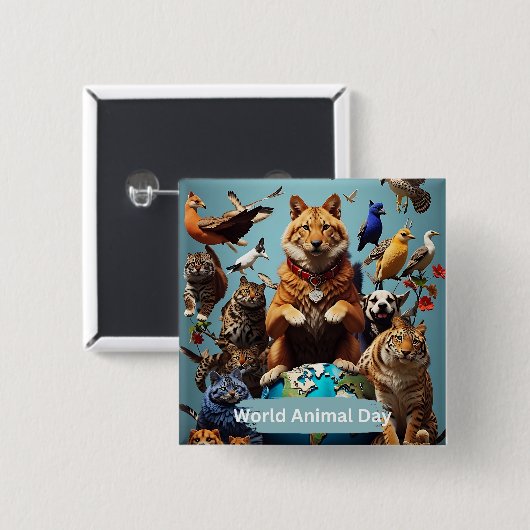 Weltagentag Button (Vorne & Hinten)