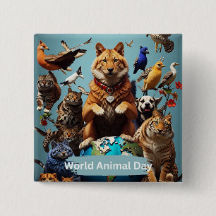Weltagentag Button