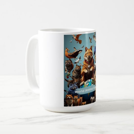 Weltagentag Kaffeetasse (Vorderseite Links)