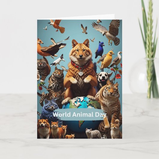 Weltagentag Karte (Vorderseite)