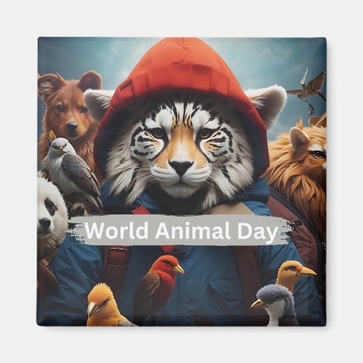 Weltagentag Magnet (Vorne)