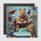 Weltagentag Magnetkarte (Vorne/Hinten)