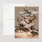 Weltagentag Postkarte (Vorne/Hinten)