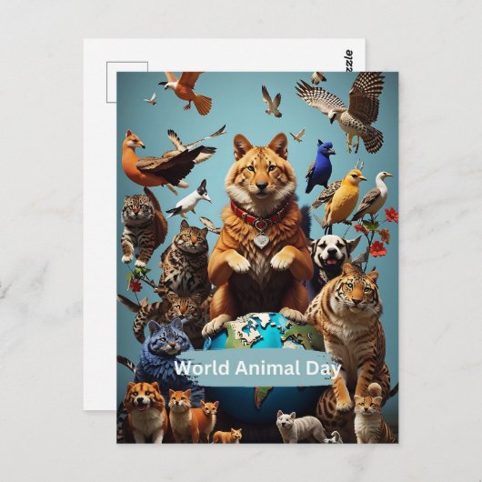 Weltagentag Postkarte (Vorne/Hinten)