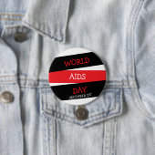 Weltaidstag 1. Dezember Button (Beispiel)