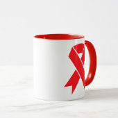 Weltaidstag - Bewusstsein | HIV-Bewusstsein Tasse (VorderseiteRechts)