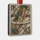 Weltatlas 2 silbernes ornament (Rechts)