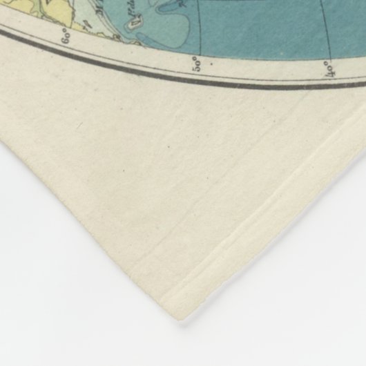 Weltatlas-Karte 2 Fleecedecke (Ecke)