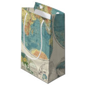 Weltatlas-Karte 2 Kleine Geschenktüte (Vorderseite Schrägansicht)