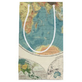 Weltatlas-Karte 2 Kleine Geschenktüte (Vorderseite)