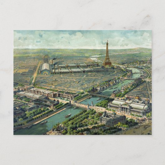 Weltausstellung 1900 Paris Frankreich Postkarte (Vorderseite)