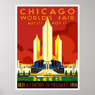 Weltausstellung Chicago 1933 Poster