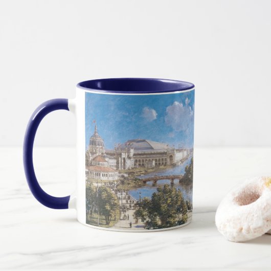 Weltausstellung in Kolumbien von Theodore Robinson Tasse (Mit Donut)
