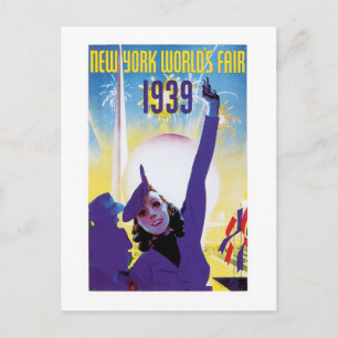 Weltausstellung in New York 1939 Postkarte
