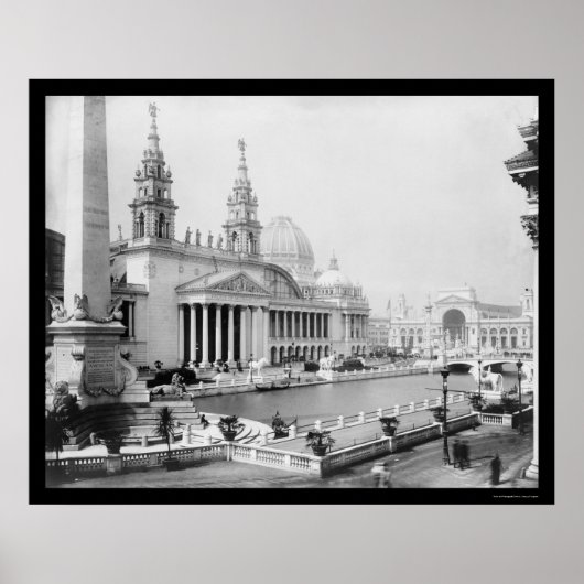 Weltausstellung Kolumbien 1893 Poster (Vorne)