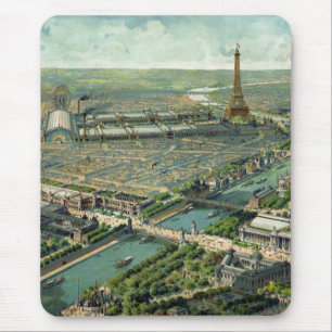 Weltausstellung Paris 1900 Frankreich Mousepad