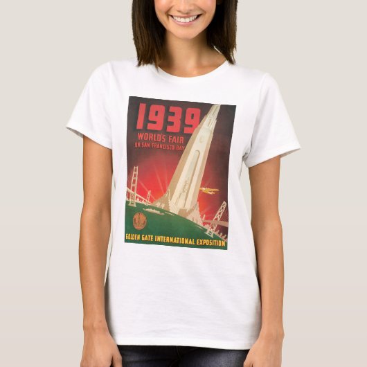 Weltausstellung-San Francisco Reise-Plakat 1939 T-Shirt (Vorderseite)