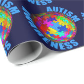 Weltautismus-Bewusstsein Geschenkpapier (Rolleneckpunkt)