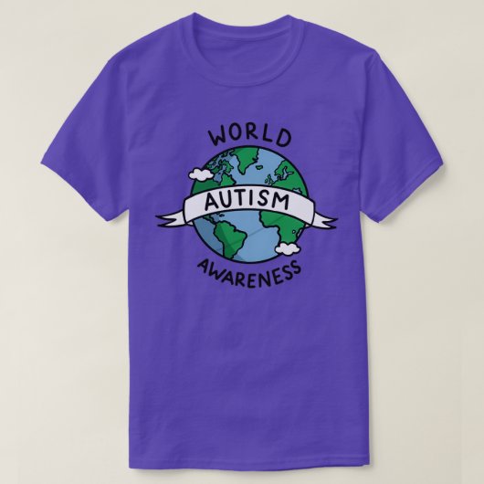 Weltautismus T-Shirt (Design vorne)