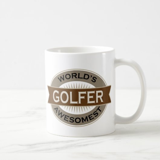 WeltAwesomest Golfspieler Kaffeetasse (Rechts)