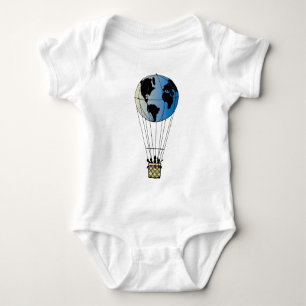 Weltballon Baby Strampler