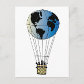 Weltballon Postkarte (Vorderseite)