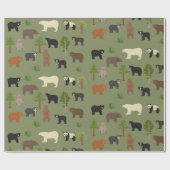 Weltbären Geschenkpapier (Flach)