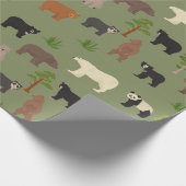 Weltbären Geschenkpapier (Ecke)