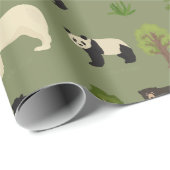 Weltbären Geschenkpapier (Rolleneckpunkt)