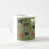 Weltbären Kaffeetasse (Vorderseite Links)