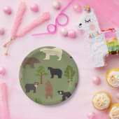 Weltbären Pappteller (Party)