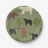 Weltbären Pappteller (Vorderseite)