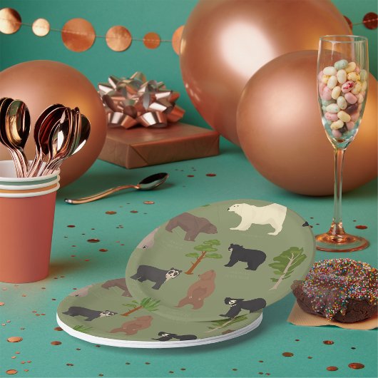 Weltbären Pappteller