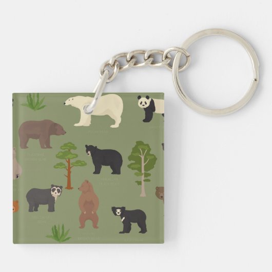 Weltbären Schlüsselanhänger (Rückseite)