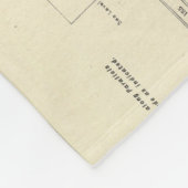 Weltbathyorographical Karte Fleecedecke (Ecke)