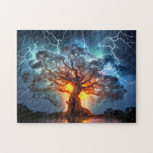 Weltbaum Yggdrasil der Wikinger bei Ragnarök Puzzle