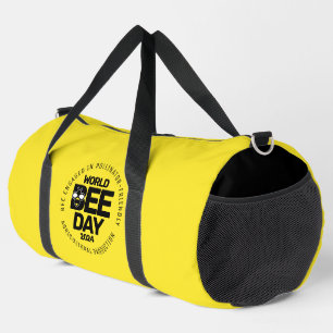 Weltbebentag Gelber Schwarzer Bestäuber Duffle Bag