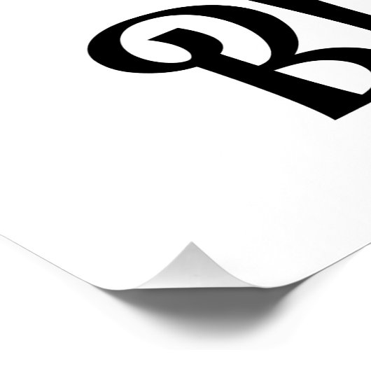 Weltbeertagsunterschrift Poster (Ecke)