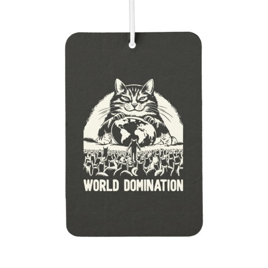 Weltbeherrschung 1 autolufterfrischer (Vorderseite)